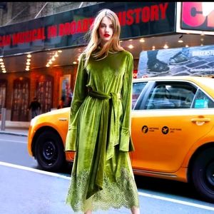 No brand! Velvet Long dress, fits from xs to m